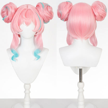BoomCosplay Game HSR Cosplay Hyacine Warm Cotton Skies Custom Color 50cm Wig