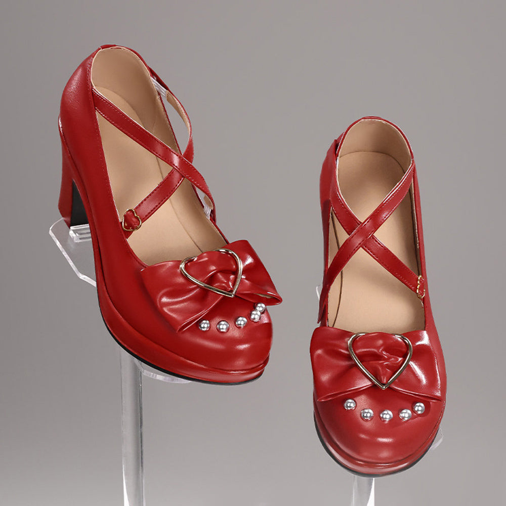 BoomCosplay Game HSR Cosplay Hyacine Warm Cotton Skies Shoes
