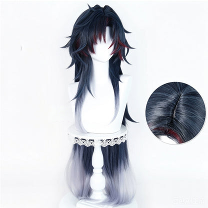 BoomCosplay Spiel Wuwa Cosplay Denia Pink Lila Blau 100cm Perücke