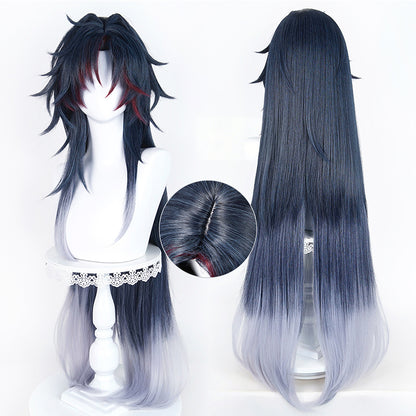 BoomCosplay Spiel Wuwa Cosplay Denia Pink Lila Blau 100cm Perücke