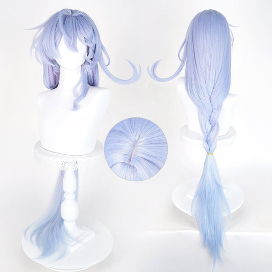 BoomCosplay Game HSR Cosplay Robin Summeretto Blue Gradient 110cm Wig