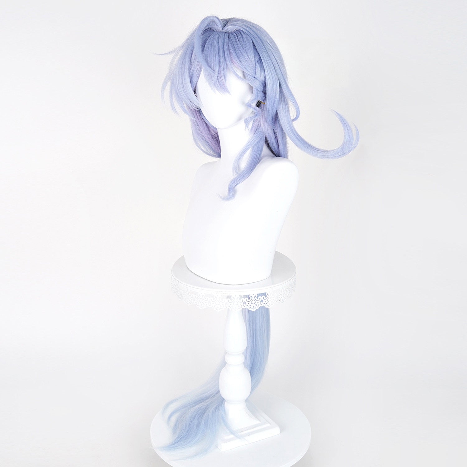 BoomCosplay Spiel Wuwa Cosplay Denia Pink Lila Blau 100cm Perücke