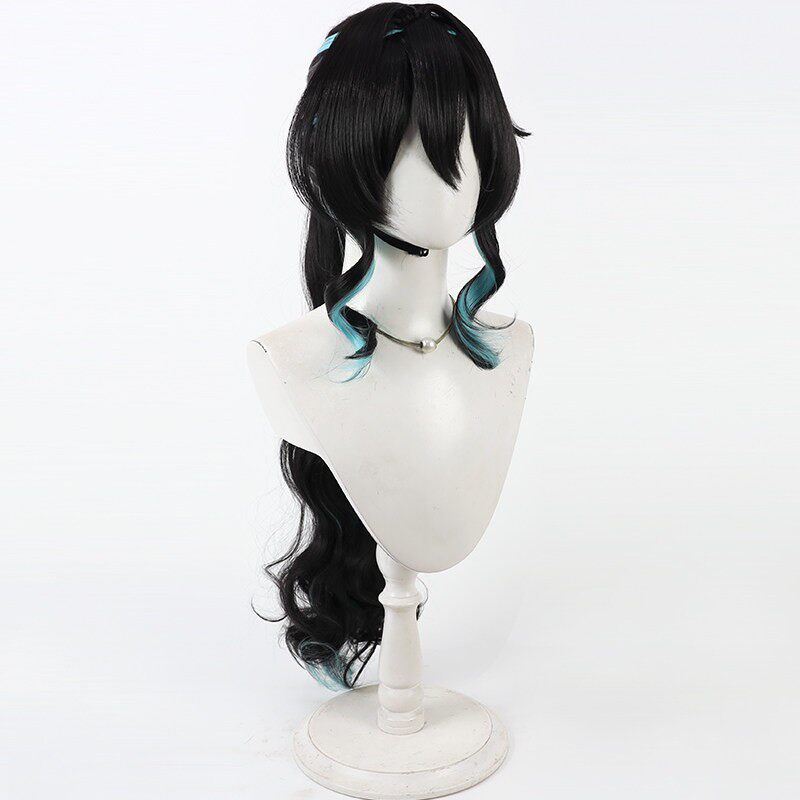 BoomCosplay Spiel Wuwa Cosplay Denia Pink Lila Blau 100cm Perücke