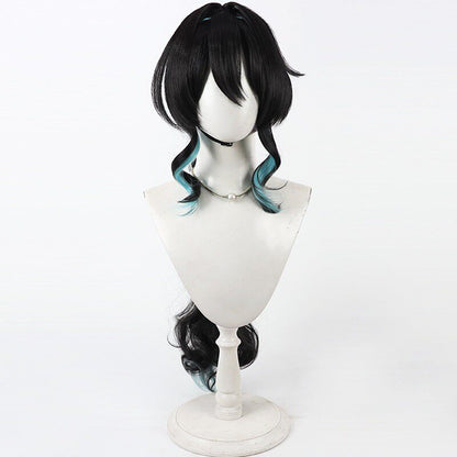 BoomCosplay Spiel Wuwa Cosplay Denia Pink Lila Blau 100cm Perücke