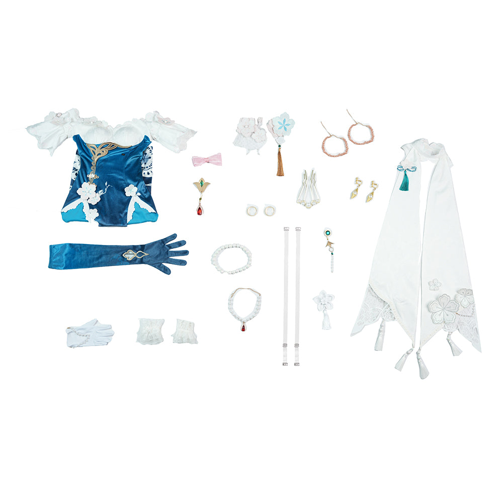 BoomCosplay Game HSR Cosplay Ruan Mei Plumblossom Letter Costume
