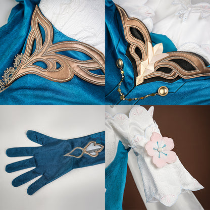 BoomCosplay Game HSR Cosplay Ruan Mei Plumblossom Letter Costume