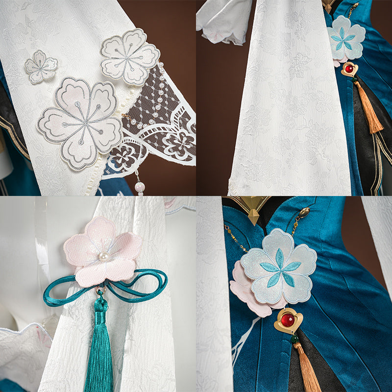 BoomCosplay Game HSR Cosplay Ruan Mei Plumblossom Letter Costume