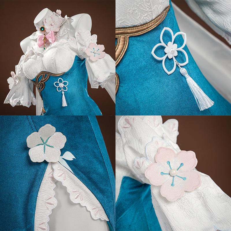 BoomCosplay Game HSR Cosplay Ruan Mei Plumblossom Letter Costume