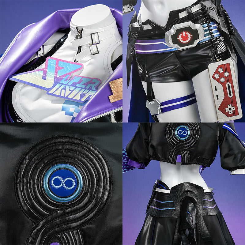 BoomCosplay Game HSR Cosplay Silver Wolf LV.999 Costume