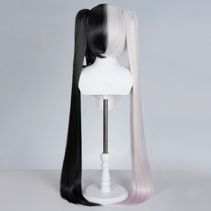 BoomCosplay Game HSR Cosplay SparxiConOfficial Sparxie SparxiCon Boss Fight Black Silver Gradient Pink 105cm Wig