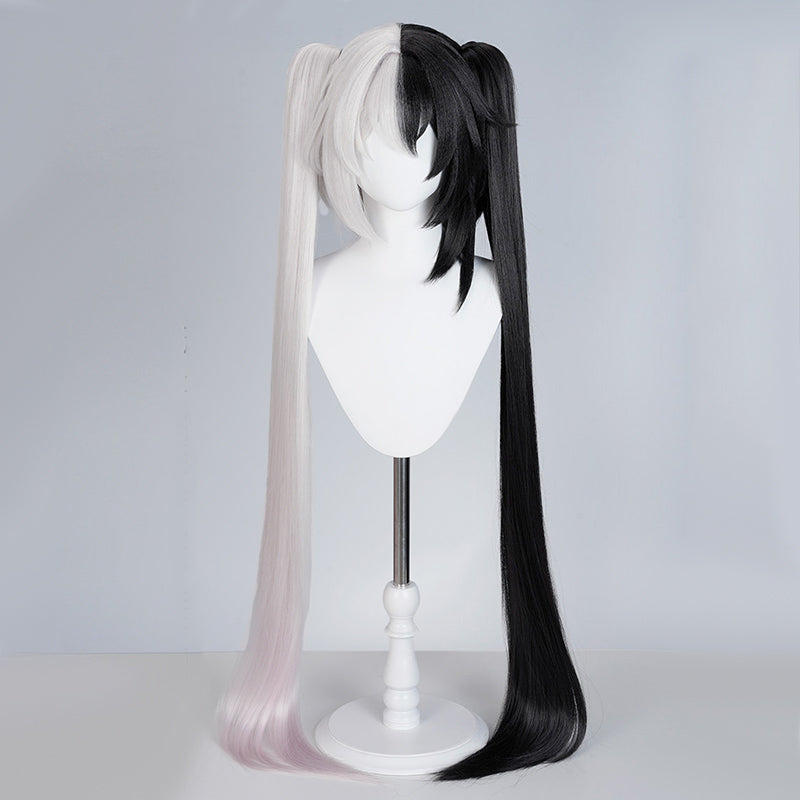 BoomCosplay Game HSR Cosplay SparxiConOfficial Sparxie SparxiCon Boss Fight Black Silver Gradient Pink 105cm Wig