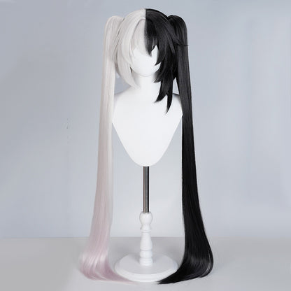 BoomCosplay Game HSR Cosplay SparxiConOfficial Sparxie SparxiCon Boss Fight Black Silver Gradient Pink 105cm Wig