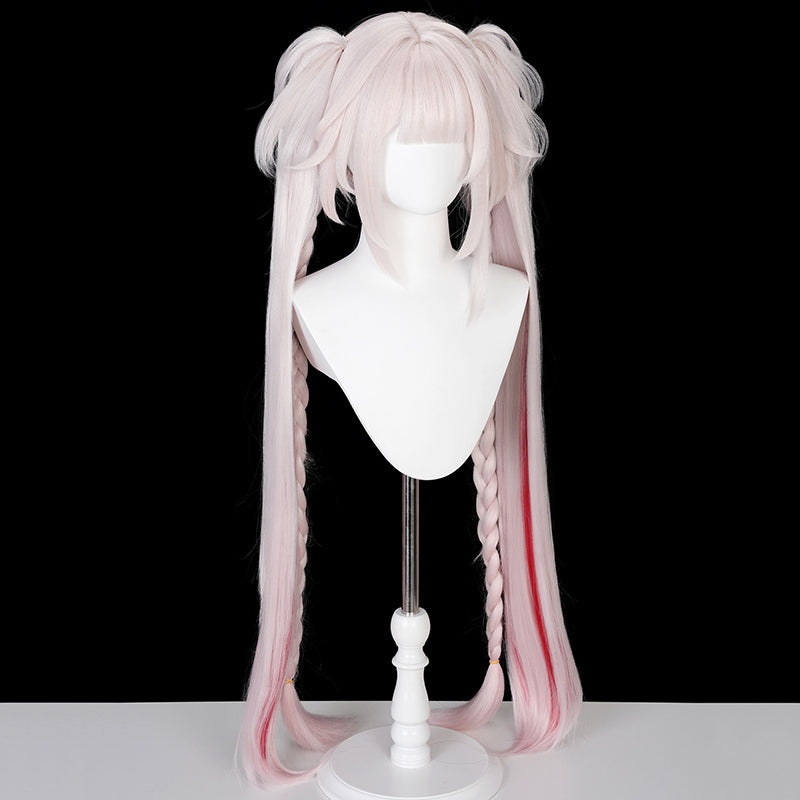 BoomCosplay Spiel Wuwa Cosplay Denia Pink Lila Blau 100cm Perücke