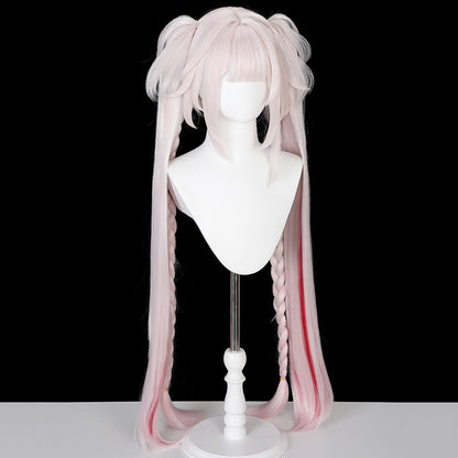 BoomCosplay Spiel Wuwa Cosplay Denia Pink Lila Blau 100cm Perücke