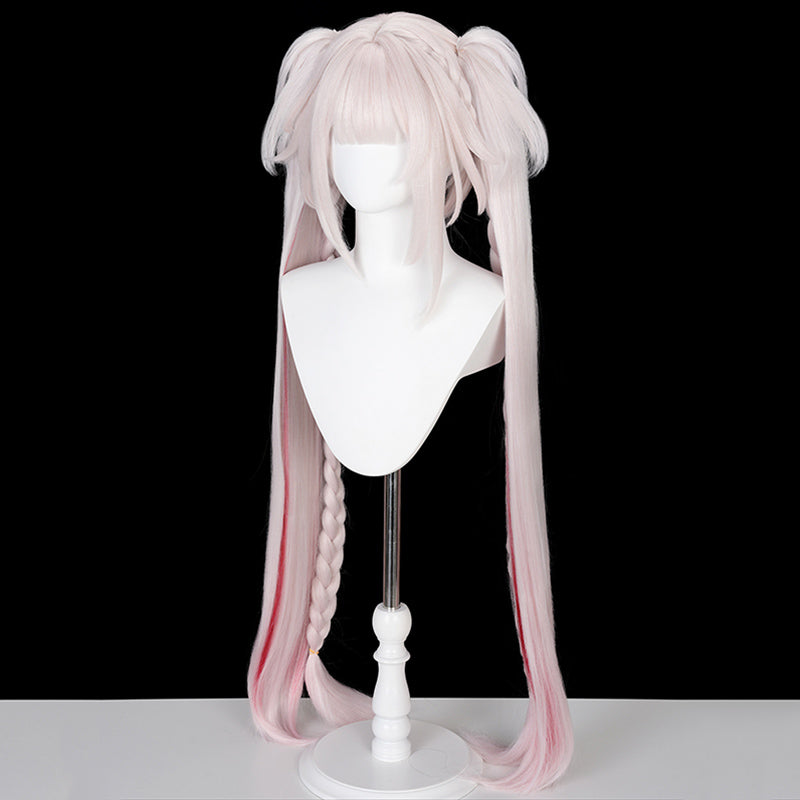 BoomCosplay Spiel Wuwa Cosplay Denia Pink Lila Blau 100cm Perücke