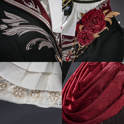BoomCosplay Game Love and Deepspace Cosplay Female Protagonist Player MC Silverwing Fiend Bloodmoon Soulpact Costume