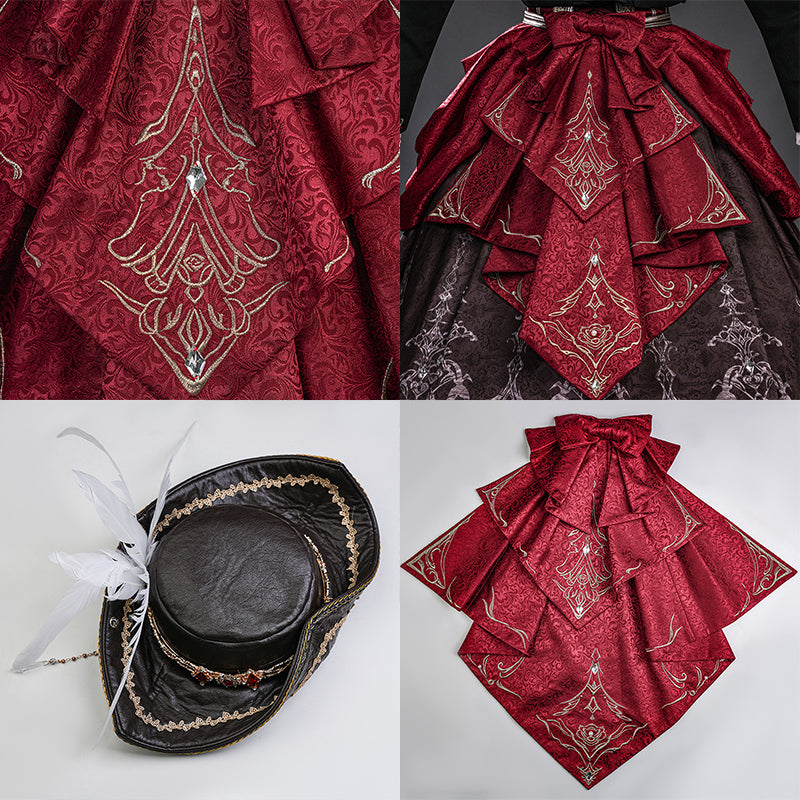 BoomCosplay Game Love and Deepspace Cosplay Female Protagonist Player MC Silverwing Fiend Bloodmoon Soulpact Costume