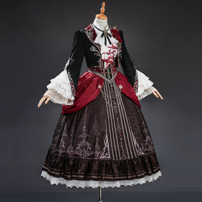 BoomCosplay Game Love and Deepspace Cosplay Female Protagonist Player MC Silverwing Fiend Bloodmoon Soulpact Costume