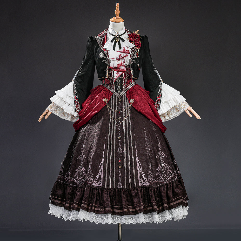 BoomCosplay Game Love and Deepspace Cosplay Female Protagonist Player MC Silverwing Fiend Bloodmoon Soulpact Costume