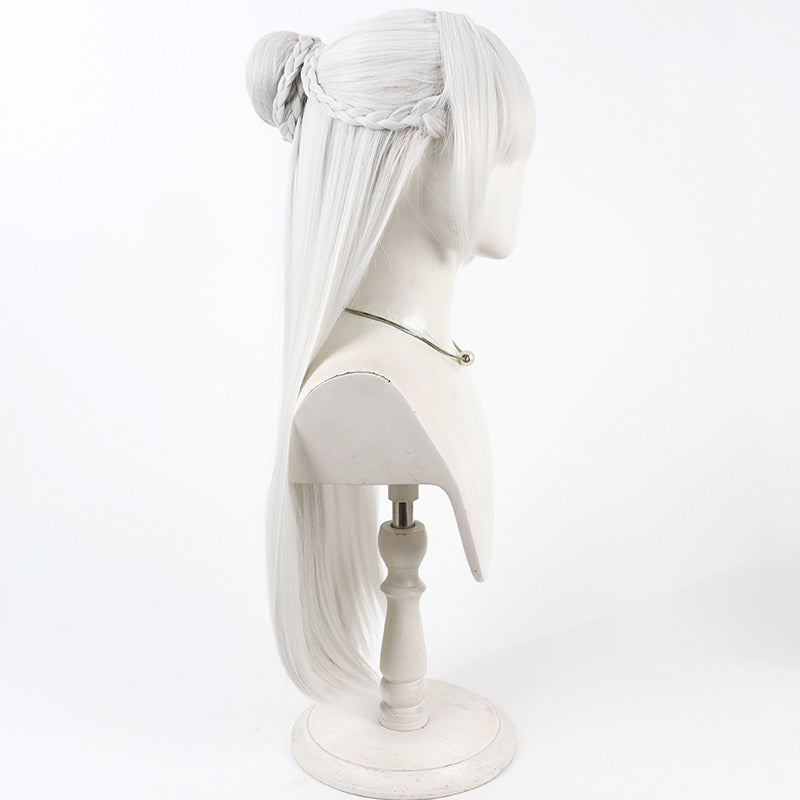 BoomCosplay Game Love and Deepspace Cosplay Female Protagonist Player MC Silverwing Fiend Bloodmoon Soulpact Wig