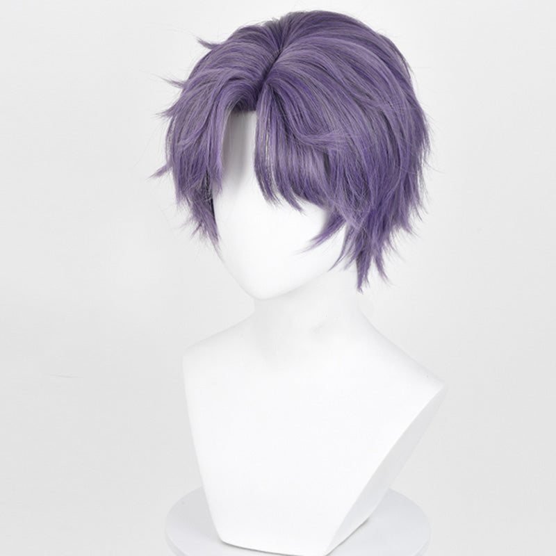 BoomCosplay Game Love and Deepspace Cosplay Rafayel Purple 30cm Wig
