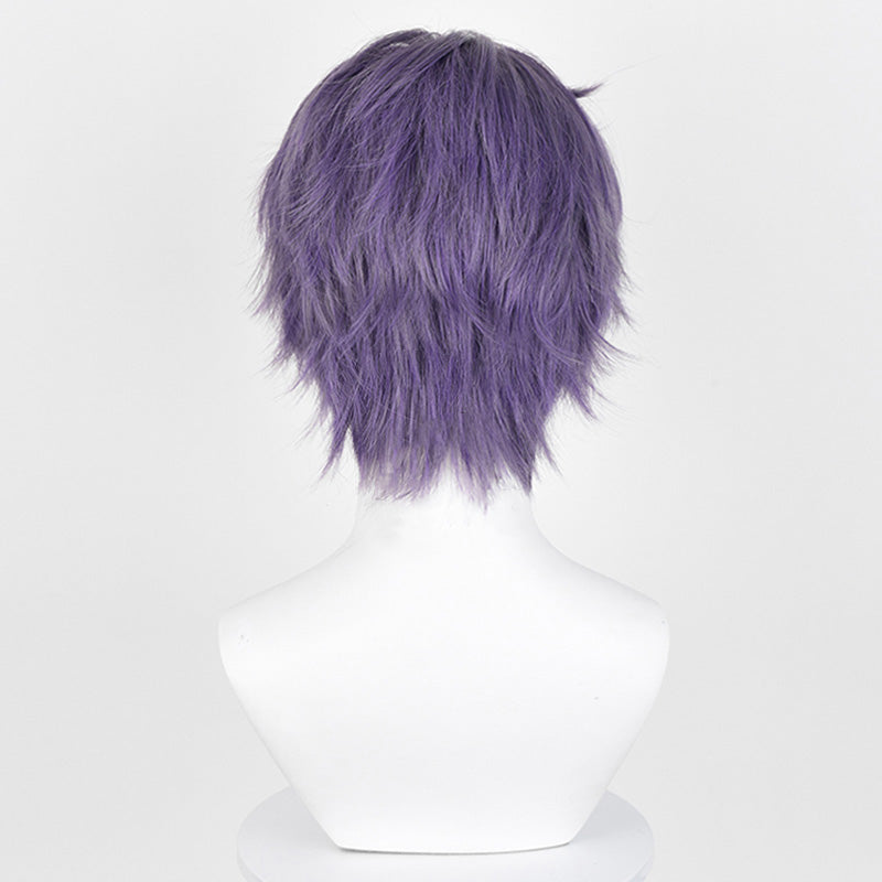 BoomCosplay Game Love and Deepspace Cosplay Rafayel Purple 30cm Wig