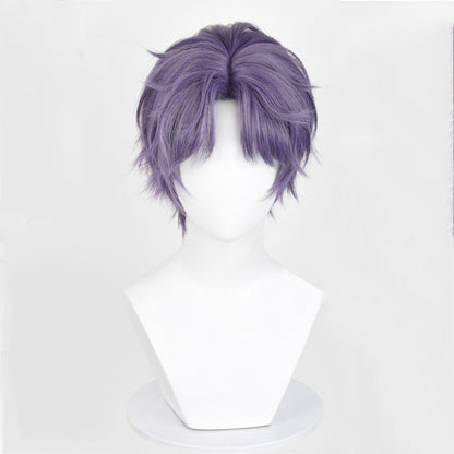 BoomCosplay Game Love and Deepspace Cosplay Rafayel Purple 30cm Wig