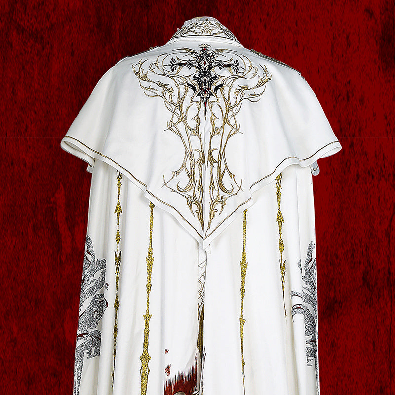 BoomCosplay Game Love and Deepspace Cosplay Sylus Silver Winged Demon Costume