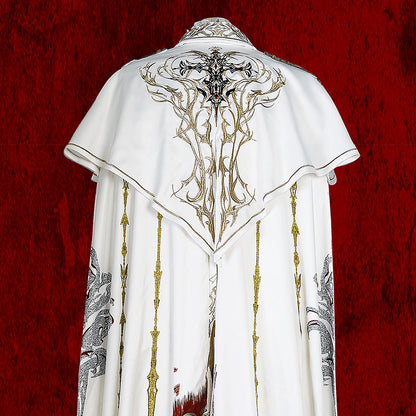 BoomCosplay Game Love and Deepspace Cosplay Sylus Silver Winged Demon Costume