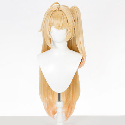 BoomCosplay Game NTE Cosplay Akane Rin Custom Color Gradient Orange Golden 85cm Wig