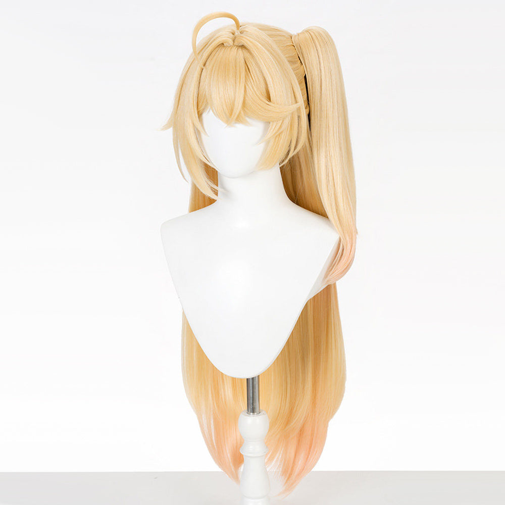 BoomCosplay Game NTE Cosplay Akane Rin Custom Color Gradient Orange Golden 85cm Wig