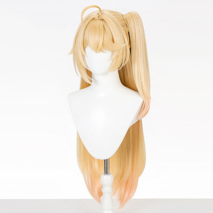 BoomCosplay Game NTE Cosplay Akane Rin Custom Color Gradient Orange Golden 85cm Wig