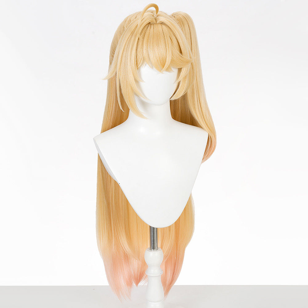 BoomCosplay Game NTE Cosplay Akane Rin Custom Color Gradient Orange Golden 85cm Wig