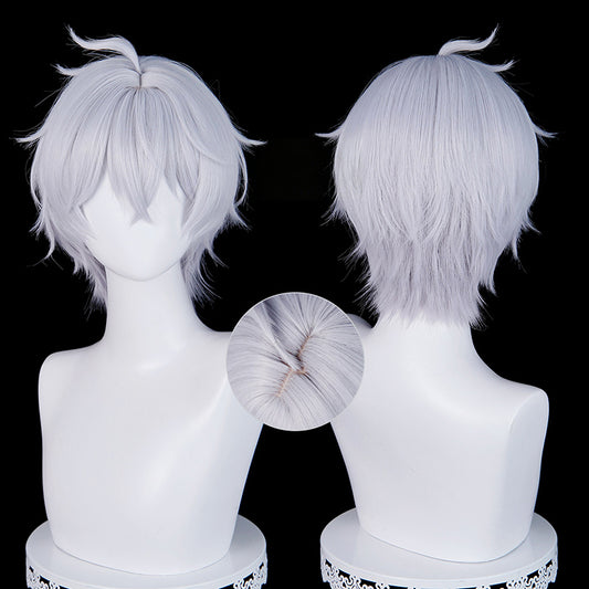 BoomCosplay Game NTE Cosplay Esper Zero Male Custom Color Gradient 30cm Wig