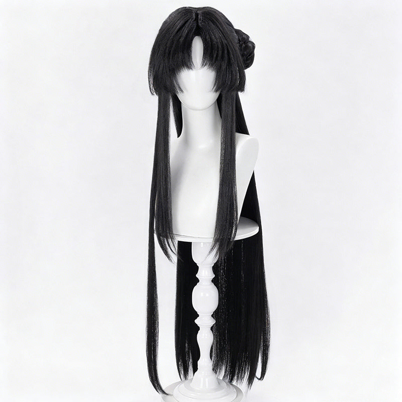 BoomCosplay Game NTE Cosplay Hotori Duino Elegy Black 100cm Wig