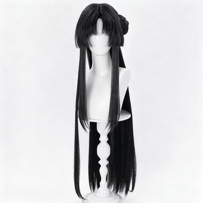 BoomCosplay Game NTE Cosplay Hotori Duino Elegy Black 100cm Wig