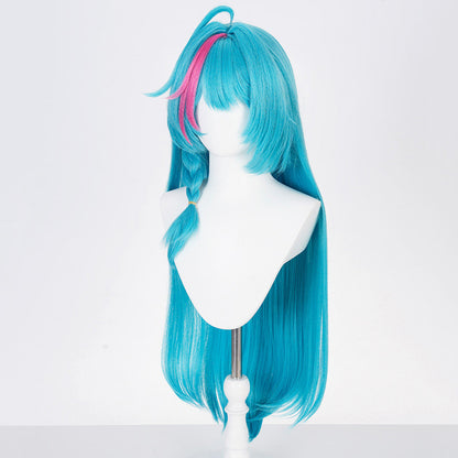 BoomCosplay Game NTE Cosplay Mint Custom Blue Pink 90cm Wig