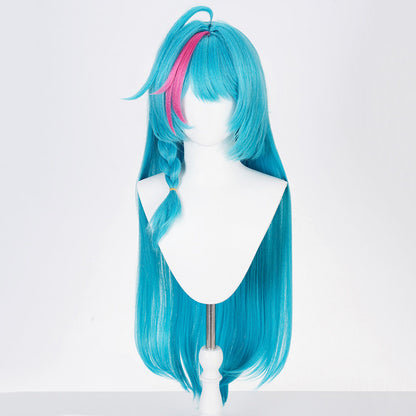 BoomCosplay Game NTE Cosplay Mint Custom Blue Pink 90cm Wig