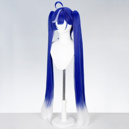 BoomCosplay Game NTE Cosplay Nitsa Custom Color Light Blue Purple 110cm Wig
