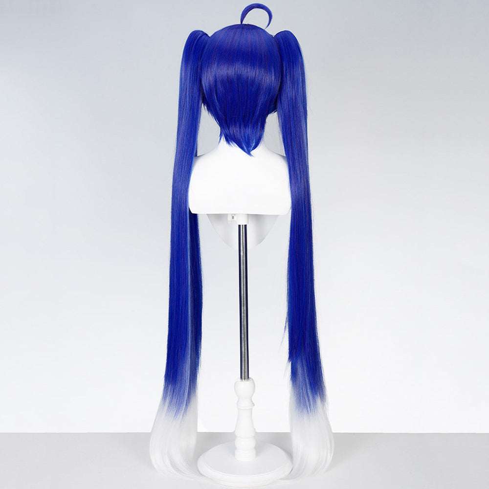 BoomCosplay Game NTE Cosplay Nitsa Custom Color Light Blue Purple 110cm Wig