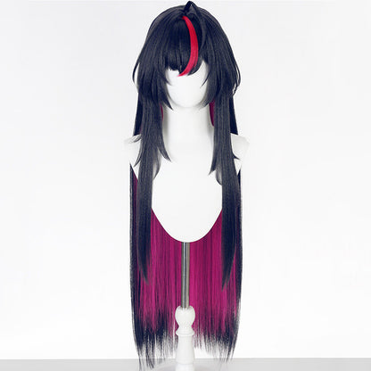 BoomCosplay Spiel HSR Cosplay Evanescia Perücke 40cm rosa Perücke
