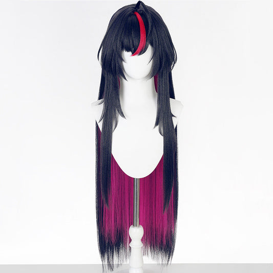 BoomCosplay Game NTE Cosplay Shinku Ink Blue Grey Magenta 100cm Wig