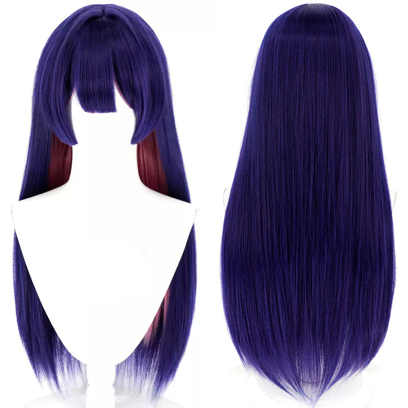 BoomCosplay Spiel Wuwa Cosplay Denia Pink Lila Blau 100cm Perücke