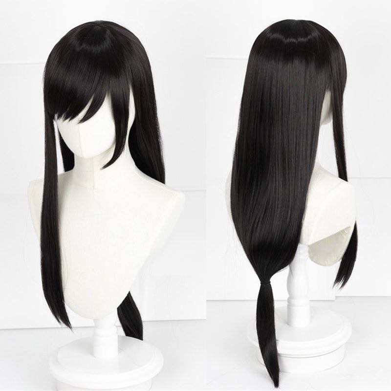 BoomCosplay Game Revelation Cosplay Female Black 80cm Wig