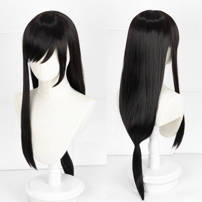 BoomCosplay Game Revelation Cosplay Female Black 80cm Wig