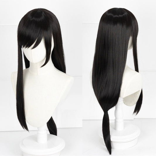BoomCosplay Game Revelation Cosplay Female Black 80cm Wig