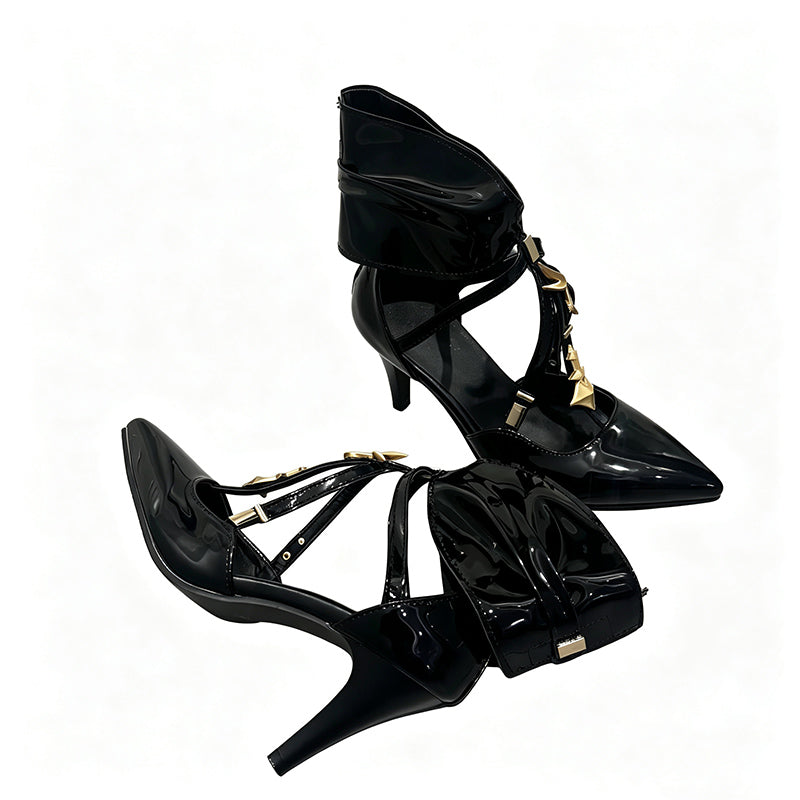 BoomCosplay Game WuWa Cosplay Black Phrolova Shoes