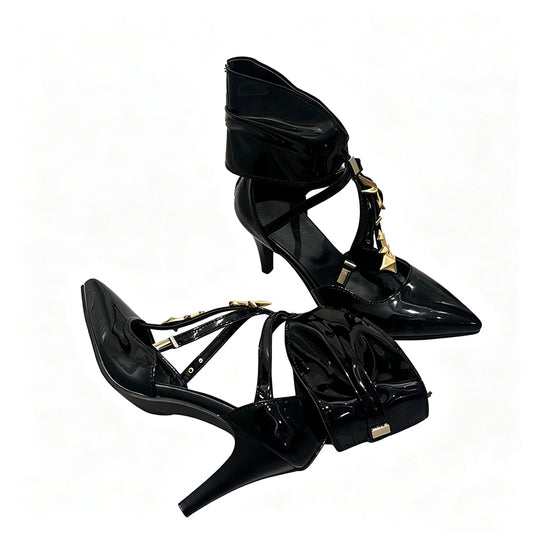 BoomCosplay Game HSR Cosplay Evanescia Schwarze Schuhe