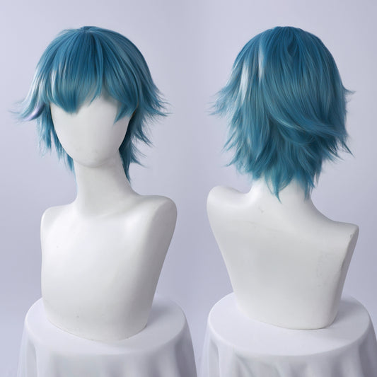 BoomCosplay Game WuWa Cosplay Brant Blue Wig