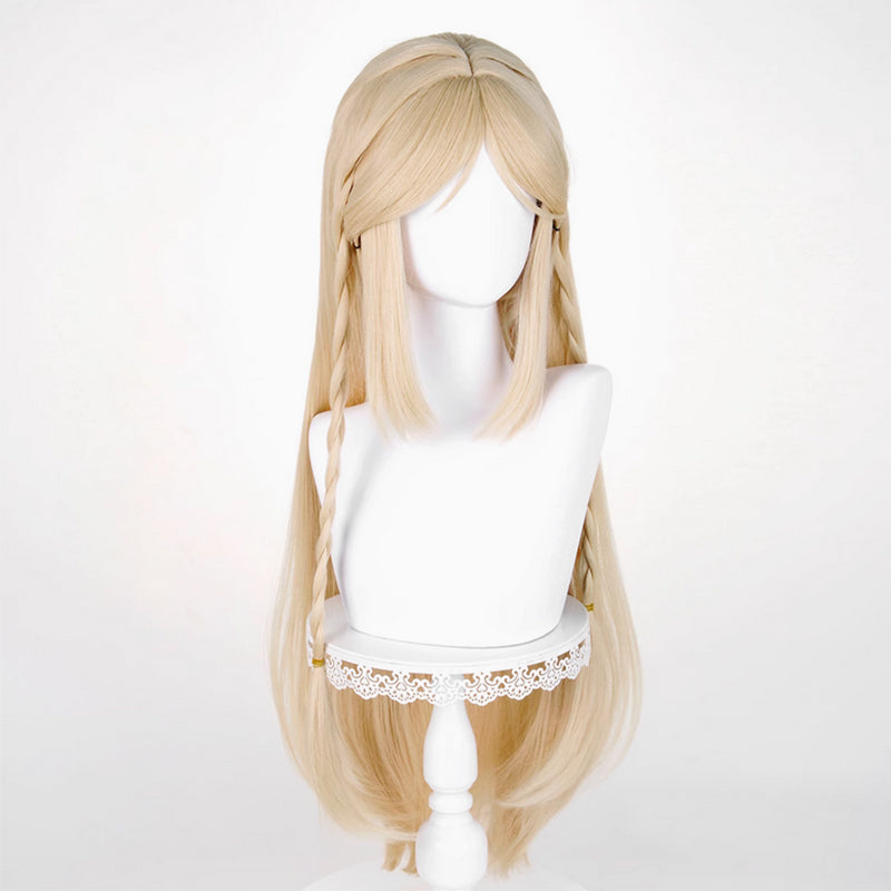 BoomCosplay Spiel Wuwa Cosplay Denia Pink Lila Blau 100cm Perücke